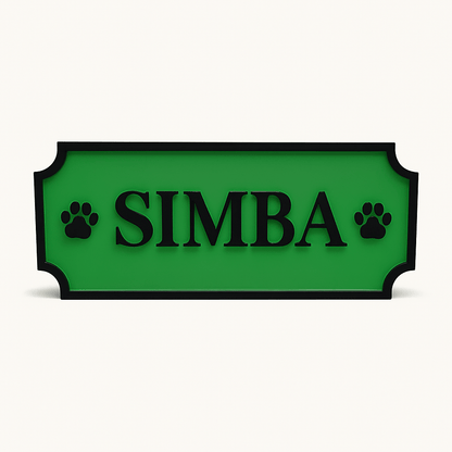 Targhetta Personalizzata Cane e Gatto