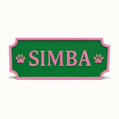 Targhetta Personalizzata Cane e Gatto
