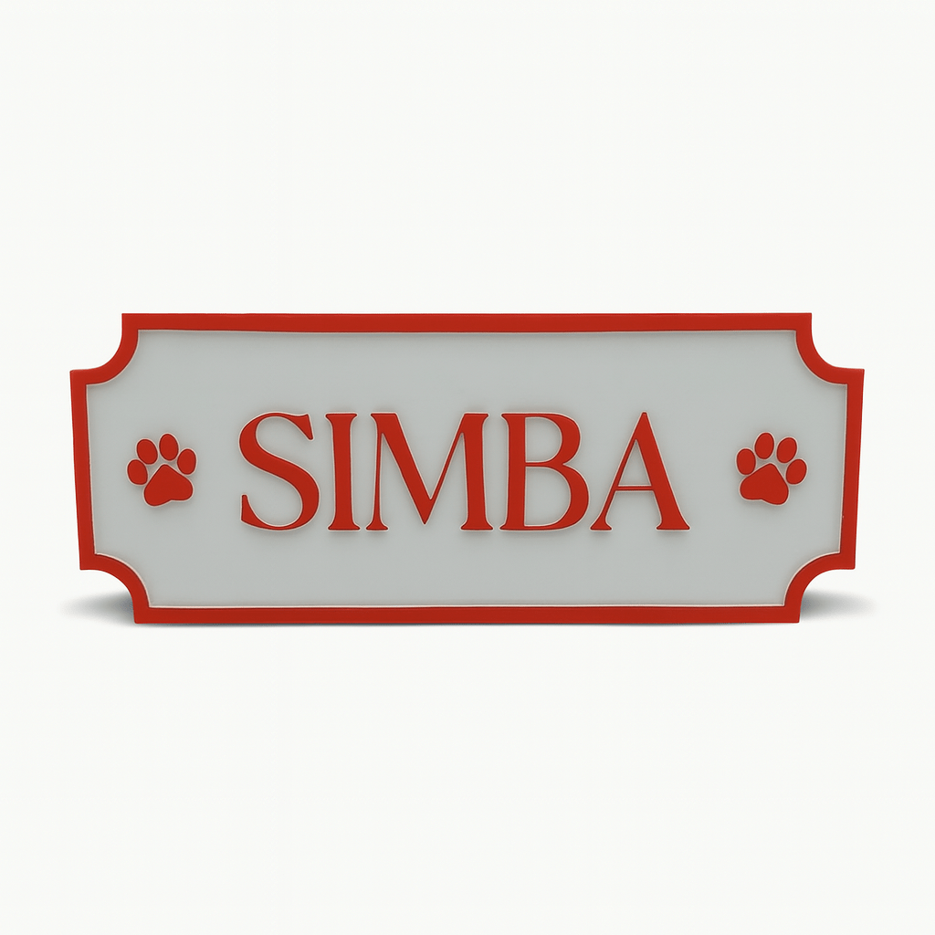 Targhetta Personalizzata Cane e Gatto