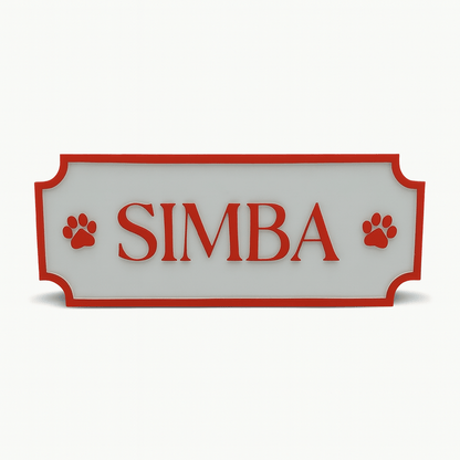 Targhetta Personalizzata Cane e Gatto